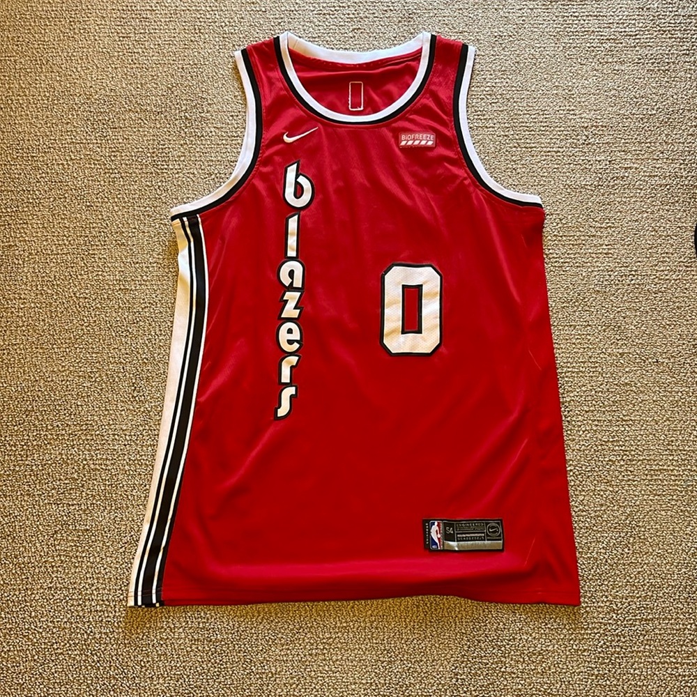 Dame Lillard Alternate Blazers jersey
